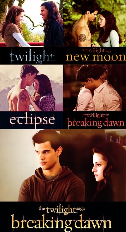 
Jacob and Bella in the Twilight Saga
