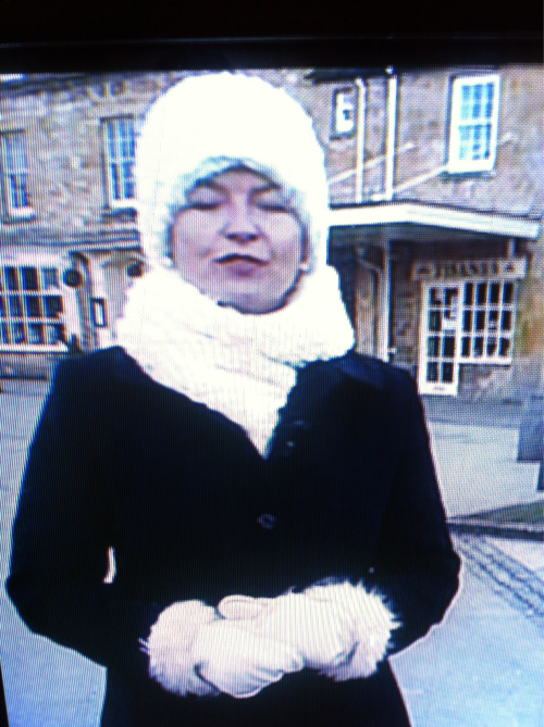 The incredible Carol Kirkwood off of BBC Weather