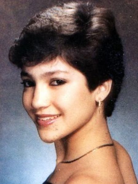 Jennifer Lopez yearbook photo 80s 