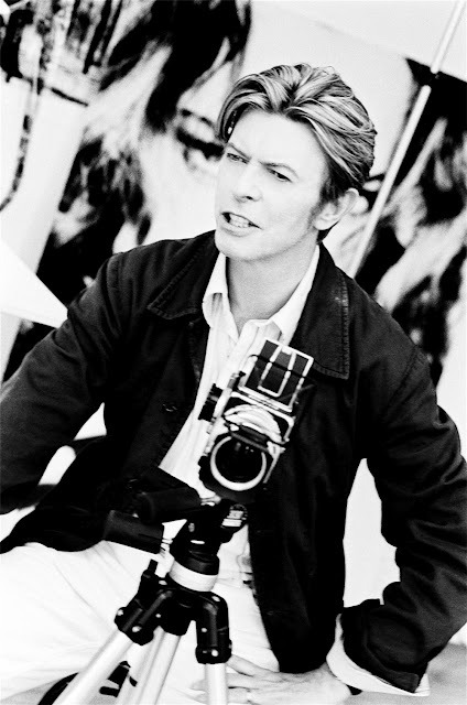 David Bowie with a Hasselblad 