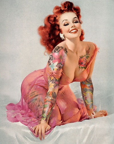Classic pin up with a twist
