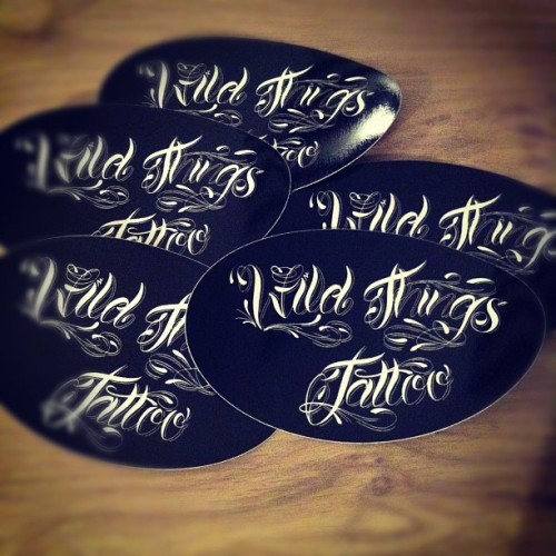 New shop stickers wildthingstattoo tattoo stickers chicano lettering 