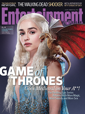  Weekly EW Daenerys Targaryen Drogon dragons Dany Emilia Clarke