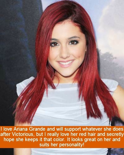  I love Ariana Grande and will support whatever she does after Victorious 