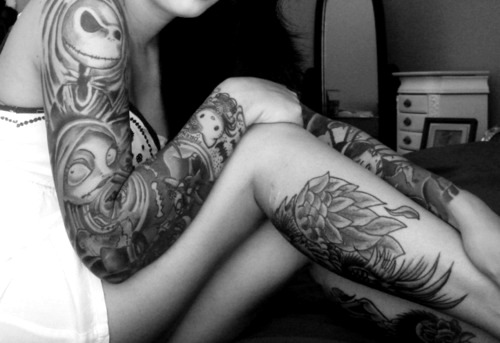  sleeve tattoo tattoos tattoo sleeve leg tattoo leg tattoos black hair