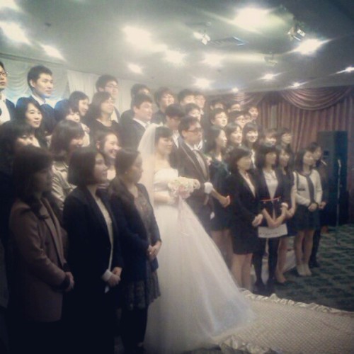 My first Korean wedding Taken with instagram 