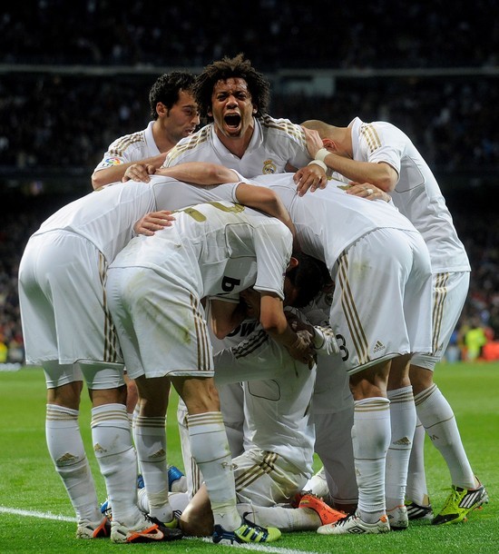 Love is all around. Marcelo!  ♥
Real Madrid vs. Sporting Gijon 3:1, 14.04.2012(via Photo from Getty Images)