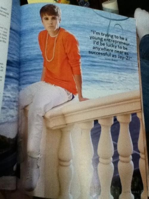 Justin Bieber in US Magazine