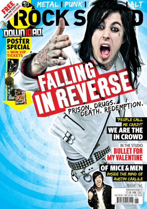  of Rock Sound Magazine to see the first UK cover for Falling In Reverse