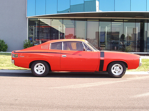 Fun loving Starring Chrysler Valiant Charger R T SixPack by Dr