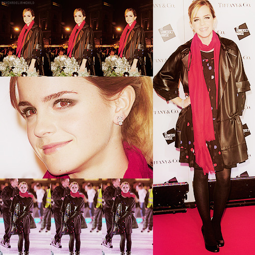 top outfit of emma watson#4&#160;ϟ Somerset House Ice Rink VIP Opening