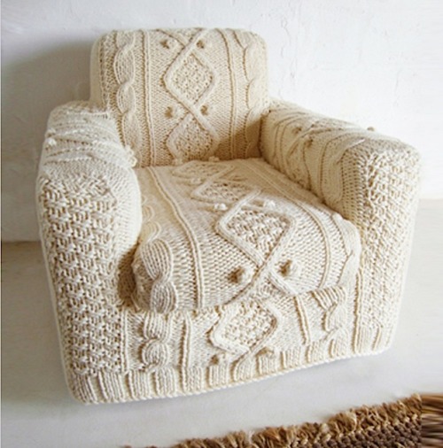 knitted couch