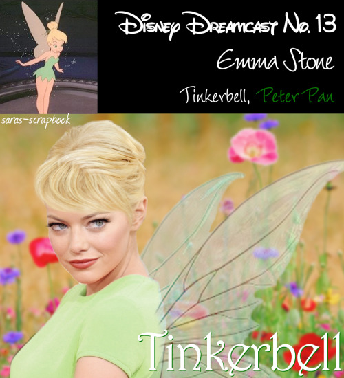 Disney Dreamcast No. 13 - Emma Stone as Tinkerbell (made by me) 
