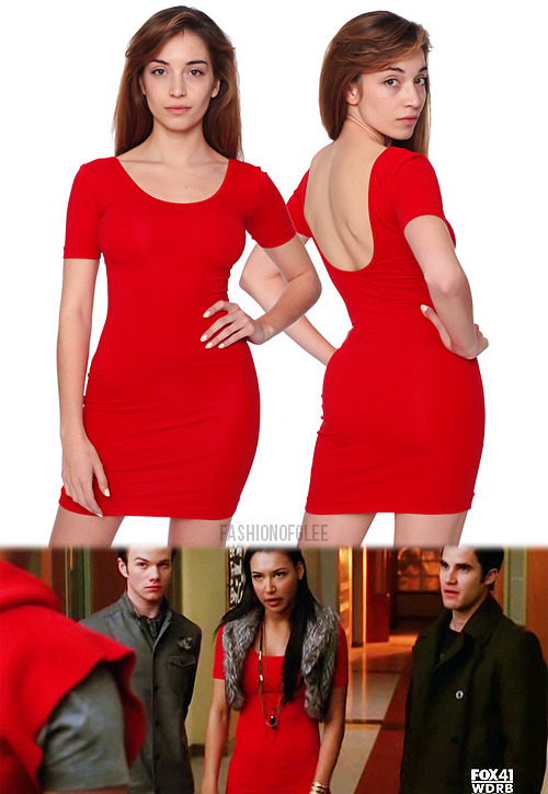 &#8220;Oh, and also? I have razor blades hidden in my hair.&#8221; Thanks Gabby! Now, onto hunt for Santana&#8217;s necklace&#8230;. American Apparel Cotton Spandex Double U-Neck Dress - $36.00 Also worn in: 2x14 &#8216;Blame It On The Alcohol&#8217; with Bebe jacket, MobileEdge backpack, Dolce Vita boots