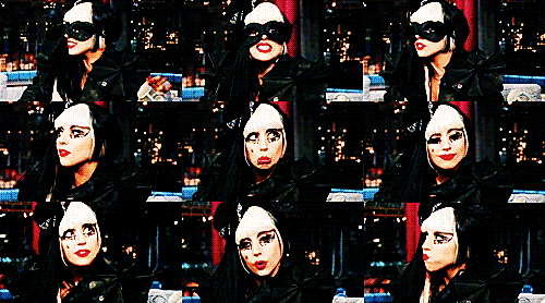 The Many Faces of Lady Gaga: as seen on the Late Show with David Letterman.
