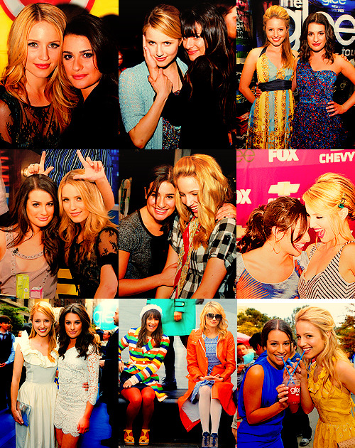 6 9 favorite pictures → Lea Michele &amp; Dianna Agron