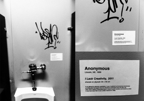 thedailywhat:

Bathroom Graffiti Critique of the Day: A random...
