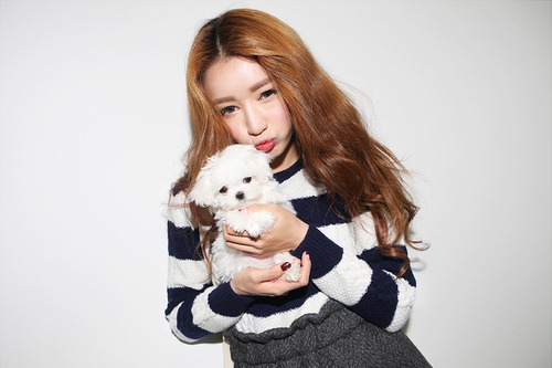 Park Sora with puppy