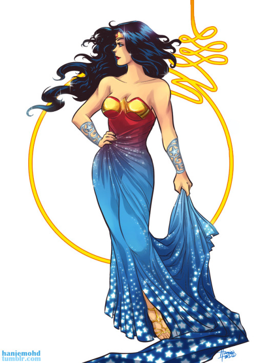 haniemohd:

Follow up to the Wonder Woman inspired dress! I...
