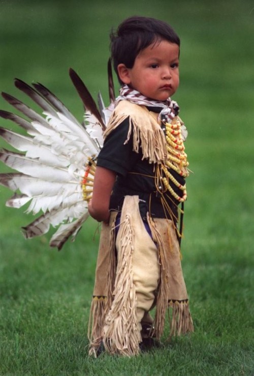 Young native american boy