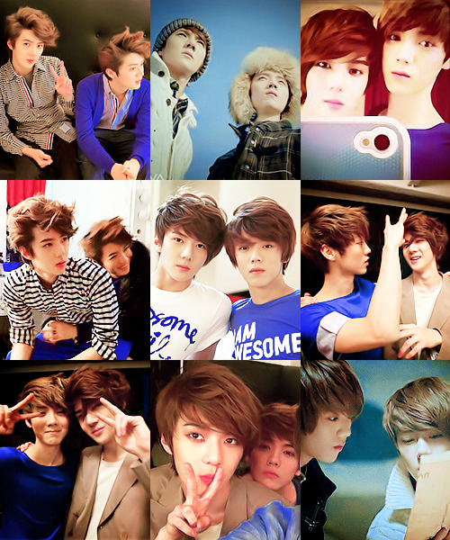 ♡ Favorite pairings in EXO → HunHan requested by lazybum & u-know-hero  ♥